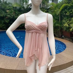 Victoria’s Secret Sexy Pink Negligee Size Medium, Sheer, Flattering, Feminine